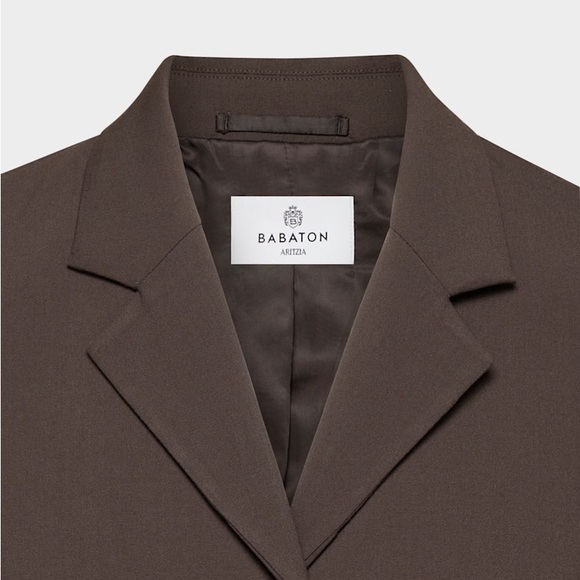 Aritzia Babaton Rich Mocha Brown Market Blazer NWT 2 - Picture 10 of 15